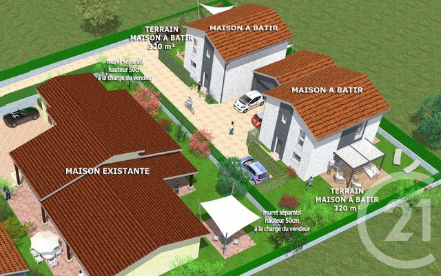 terrain à vendre - 320.0 m2 - ST MAURICE DE GOURDANS - 01 - RHONE-ALPES - Century 21 Déclic Immobilier