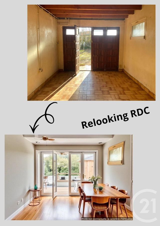 maison à vendre - 4 pièces - 69.66 m2 - VILLIEU LOYES MOLLON - 01 - RHONE-ALPES - Century 21 Déclic Immobilier